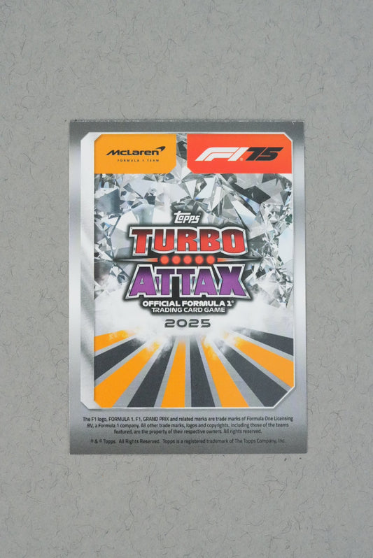 Lando Norris PSA Topps F1 Turbo Attax 2025 165