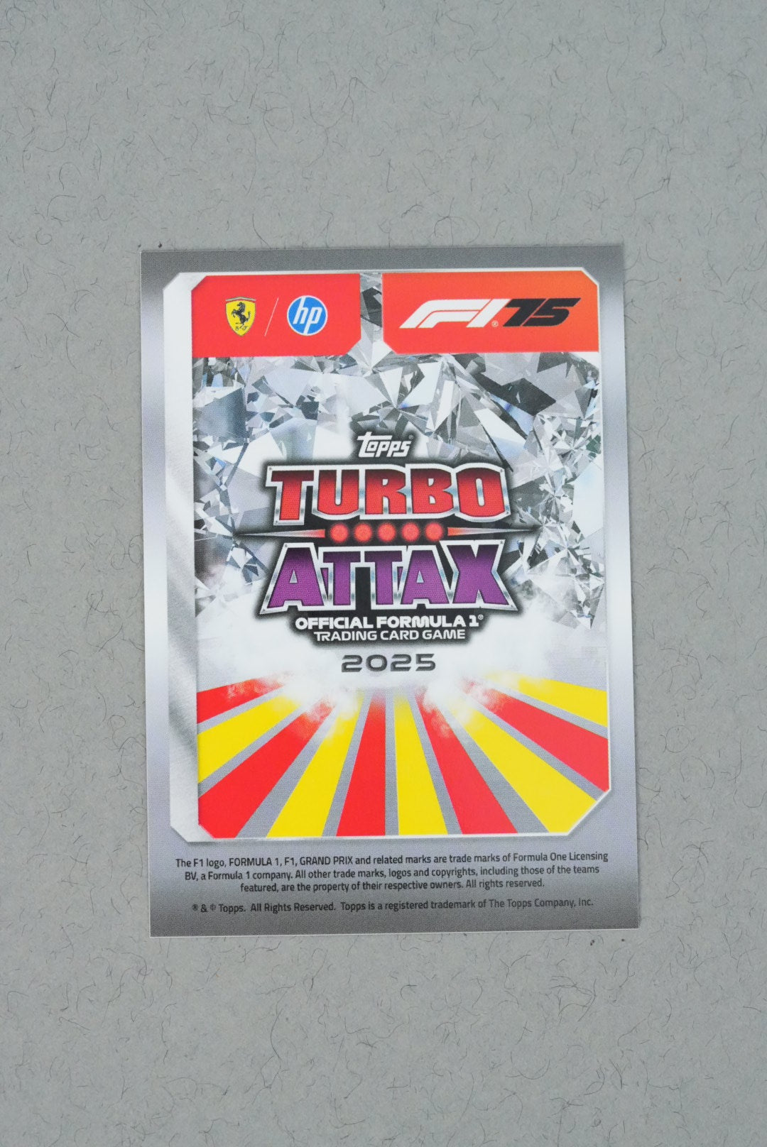 Lewis Hamilton F1 Turbo Attax 2025 Amethyst Limited Edition - LE50
