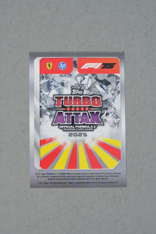 Lewis Hamilton Topps F1 Turbo Attax 2025 – Rain Master 244