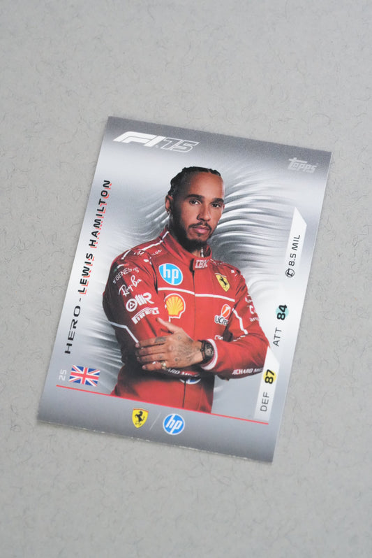 Lewis Hamilton Topps F1 Turbo Attax 2025 – Hero Card 25