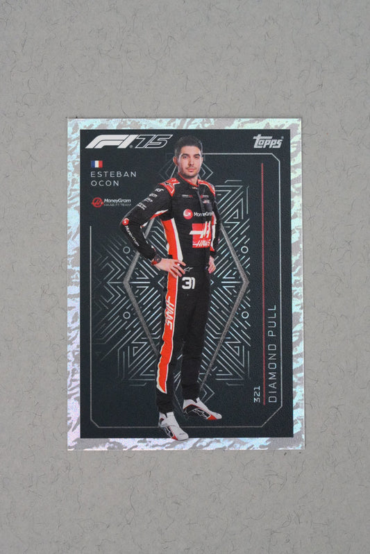 Esteban Ocon F1 Turbo Attax 2025 Diamond Pull - 321