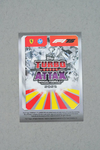 Lewis Hamilton F1 Turbo Attax 2025 Amethyst Limited Edition - LE50