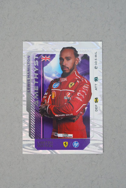 Lewis Hamilton F1 Turbo Attax 2025 Amethyst Limited Edition - LE50