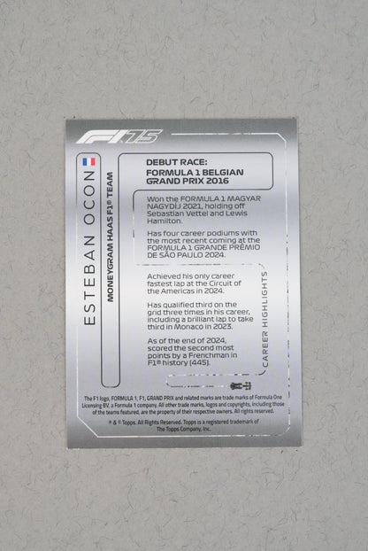 Esteban Ocon F1 Turbo Attax 2025 Diamond Pull - 321